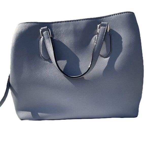 Kate Spade Grey Saffiano Leather Shoulder Handbag - Picture 7 of 12